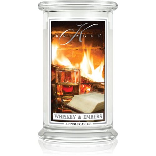 Kringle Candle Whiskey &amp;amp; Embers mirisna svijeća 623 g Slike