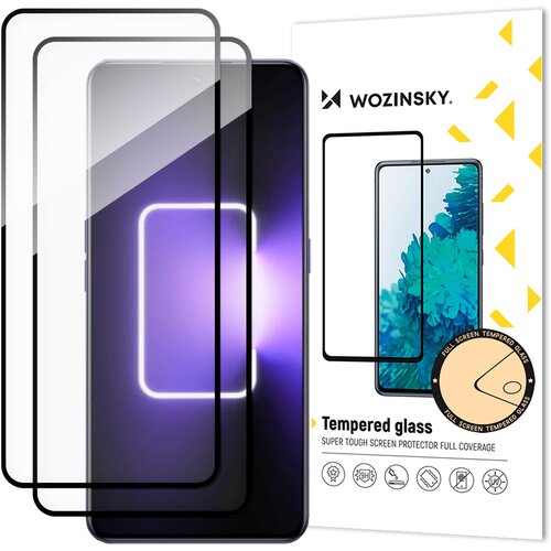 Wozinsky SET 2x 9H celozaslonsko kaljeno steklo Realme GT Neo 5 / Realme GT3 s črnim okvirjem, (21533863) Cene