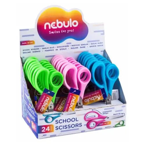 NEBULO Ergonomske školske škare - više boja Cene