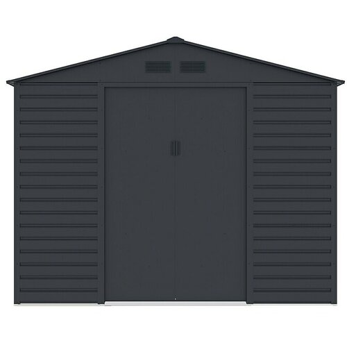 GARDOL Vrtna lopa Easy One Max (Zunanje dimenzije vključno s stre&amp;scaron;nim previsom (&amp;Scaron; x G): 277 x 259 cm, Jeklo, Antracit) Slike