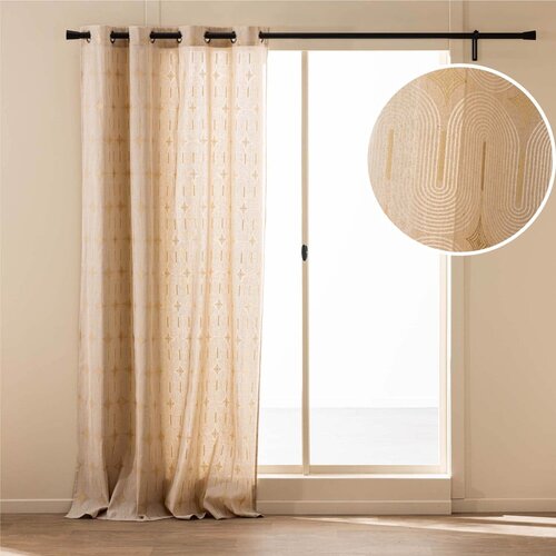 Douceur d int&amp;eacute;rieur Bež zavjesa 140x240 cm Ondine &amp;ndash; Slike