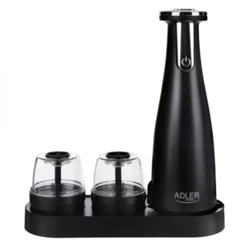 Adler AD4449b električni mlinček za sol in poper -set 3brusilniki -USB črn, (20986982)
