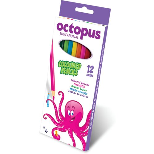 Nepoznato Drvene boje OCTOPUS 12kom Cene