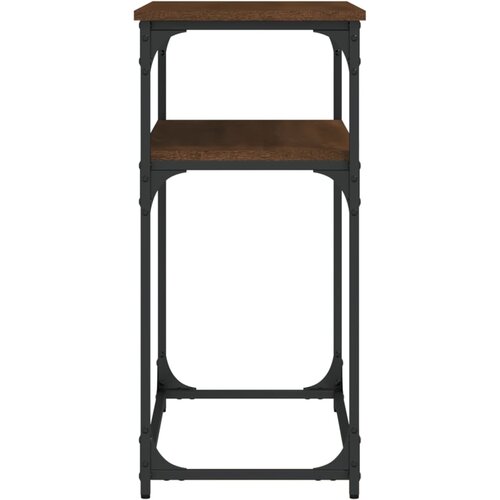  Konzolni stol boja hrasta 100 x 35,5 x 75 cm konstruirano drvo Smeđa Slike