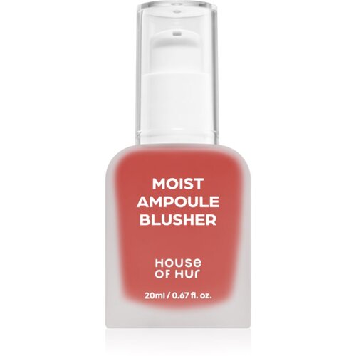 HOUSE OF HUR Moist Ampoule Blusher tekoče rdečilo odtenek 05 Peach Coral 20 ml Slike