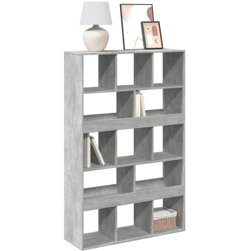  Regal za knjige boja betona 100x33x156,5 cm konstruirano drvo Cijene