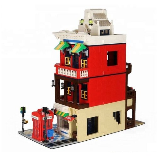  Blokovi SERIJA Svjetski arhitektonski stil CORNER SHOP London 2347ele ZA5748 Slike