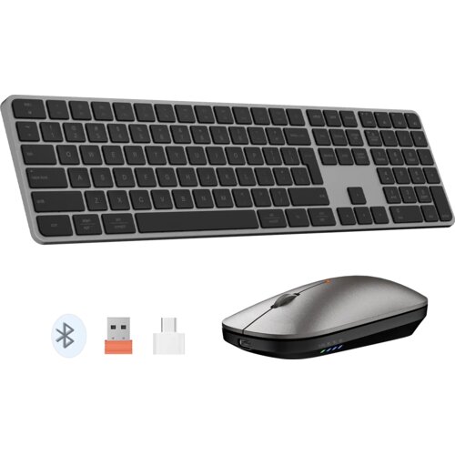 MeeTion Bežični bluetooth slim set tastatura + mi&scaron; iKey C230MW crni Cijene