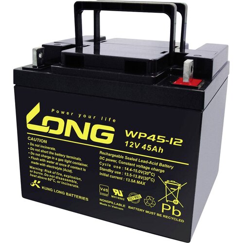 Long WP45-12 WP45-12 svinčeni akumulator 12 V 45 Ah svinčevo-koprenast (ŠxVxG) 199 x 171 x 166mm M6-vijačni priklop vds certifikacija, nizko samoprazn, (20438814) Cene