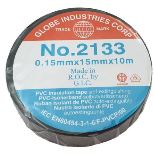 EXTEH Izolacijski trak Exteh Globe tape (0.15 mm x 15 mm x 10 m, črn) Cene