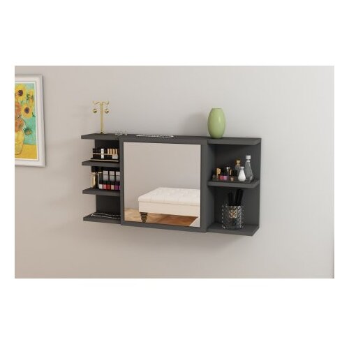 Hanah home zidna polica marta anthracite Slike