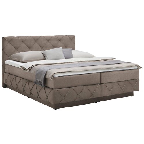 Premium Living Postelja Boxspring Cordoba, Rjava, 160x200 Slike