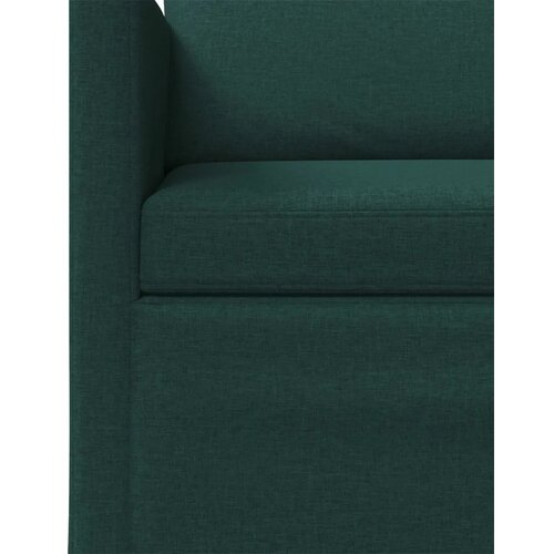  Set sofe 2 pcs Tamnozelena Tkanina - Tamnozelena Jednostruka + Dvostruka (140 cm) Slike