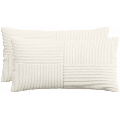  Presvlaka za jastuk 2 pcs ALMELO Krem 40 x 80 cm Kord Cene