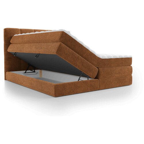 Esposa BOXSPRING POSTELJA 160 cm x 200 cm , tekstil siva Slike