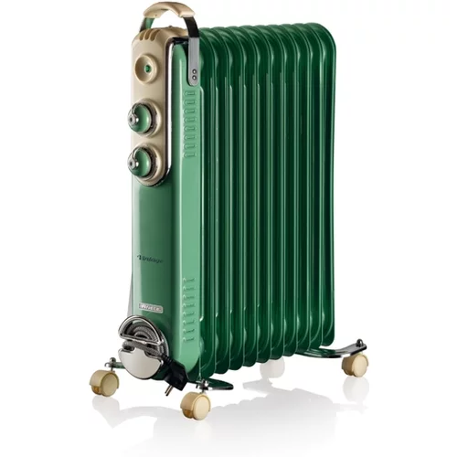 Ariete oljni radiator 11 reberni vintage 839 zelen