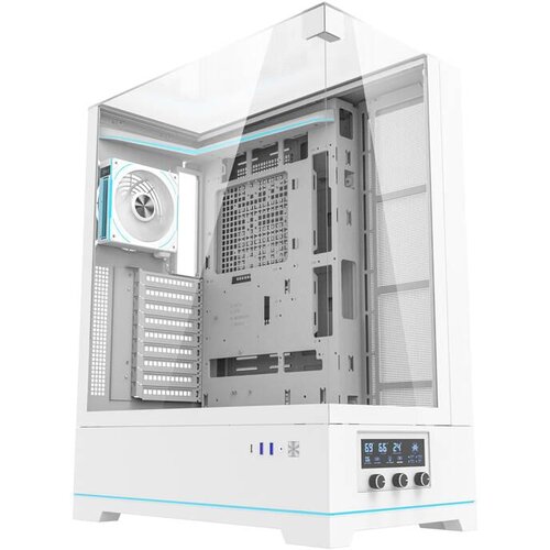 Darkflash DY450L PRO kućište s ventilatorom bijelo, bez napajanja Cijene