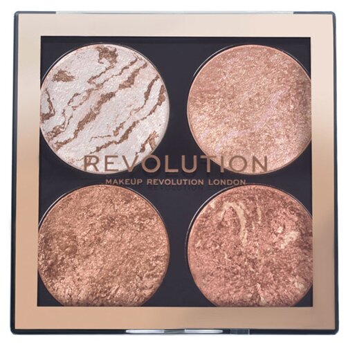 Revolution makeup mini paleta hajlajtera i bronzera cheek kit dont hold back 8,8g Slike