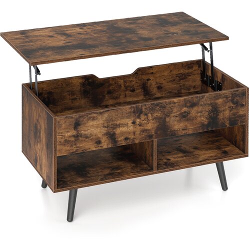 Costway Miza za kavo z dvižnim vrhom Miza za dnevno sobo, (5000081595) Slike