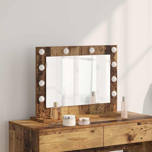  Ogledalo za Toalet Pravokutni Staro drvo 60 x 45 x 18 cm Cijene