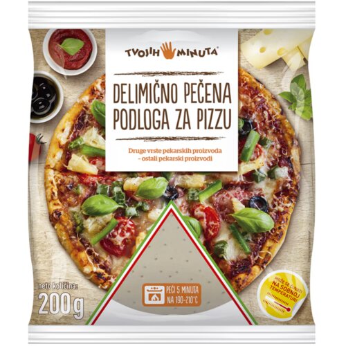 Tvojih 5 Minuta podloga za pizzu 200g Cene