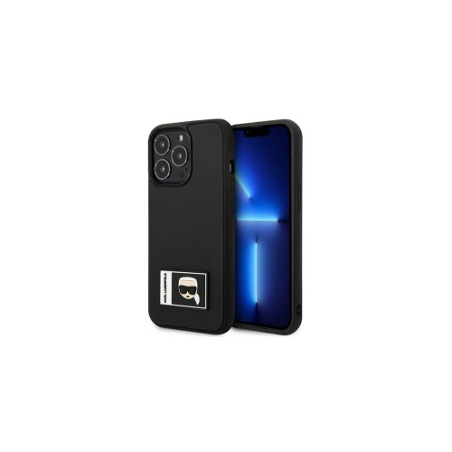 ORIGINAL KARL LAGERFELD CASE IKONIK PATCH KLHCP13X3DKPK ZA IPHONE 13 PRO MAX CRNA Cene
