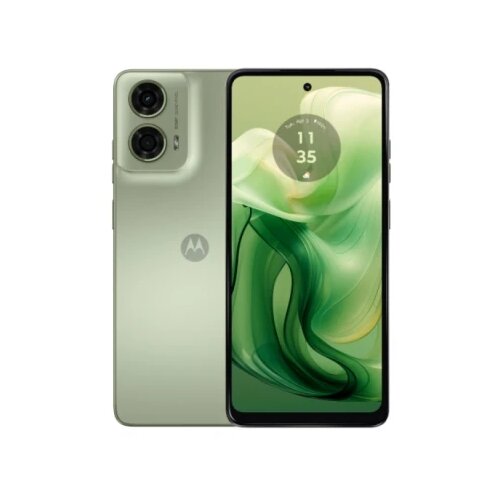 Motorola G24 4GB/128GB, zelena (ice green) + punjač + silikon Slike