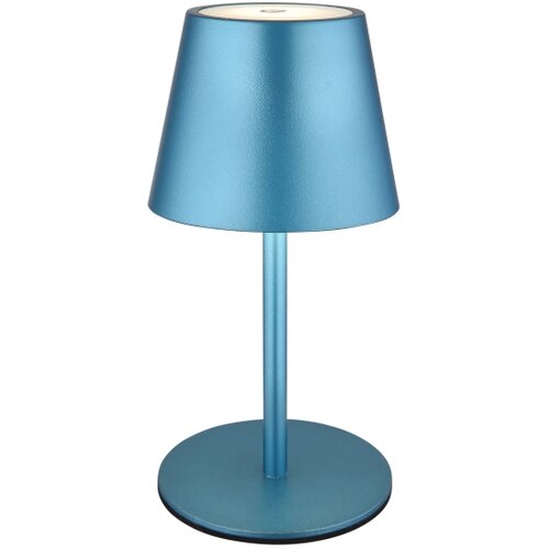 Globo 58488BL-LED VANNIE stona lampa, prigu&amp;scaron;iva, dodirna, punjiva, za spoljnu upotrebu, 3W/5V IP54 1800mAh, plava Slike