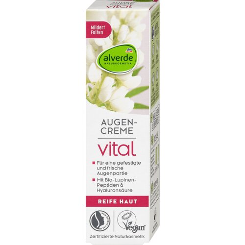 Alverde Naturkosmetik Vital krema za predeo oko očiju - peptidi lupine 15 ml Cene