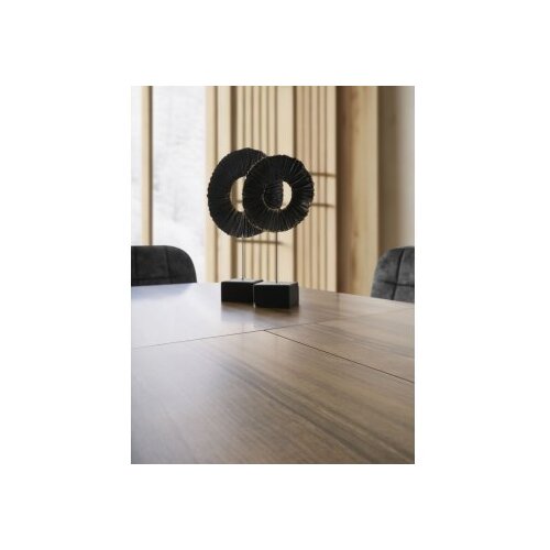 Hanah home Cunda - 2981 WalnutWhite Extendable Dining Table Slike