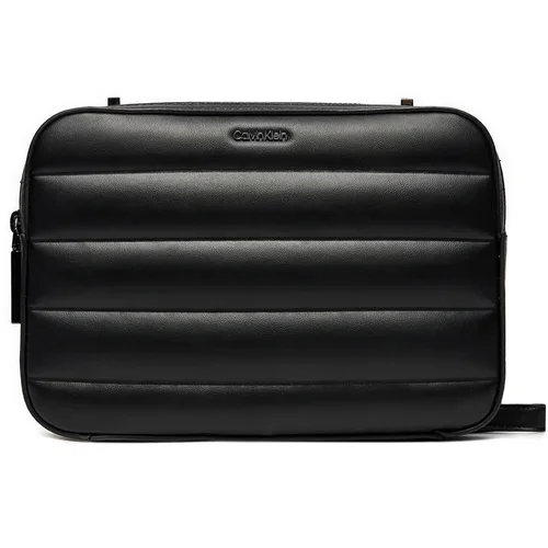 Calvin Klein Ročna torba Line Quilt Camera Bag K60K612114 Črna