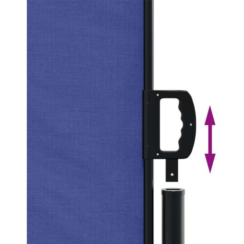  Uvlačiva bočna tenda 100 x 1000 cm plava Slike