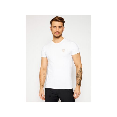 Versace Majica Medusa AUU01005 Bela Regular Fit Slike
