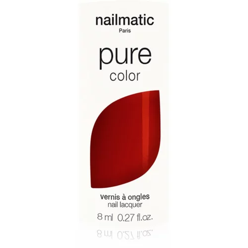 Nailmatic Pure Color lak za nohte PETRA- Red 8 ml