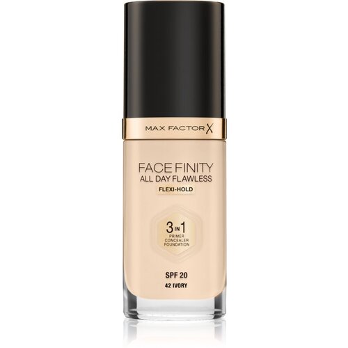 Max Factor Facefinity All Day Flawless dolgoobstojen tekoči puder SPF 20 odtenek 42 Ivory 30 ml Cene