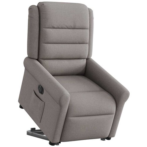 Maison Chic Električni naslanjač - Relax naslanjač s funkcijo vstajanja taupe blago, (22061798) Cene