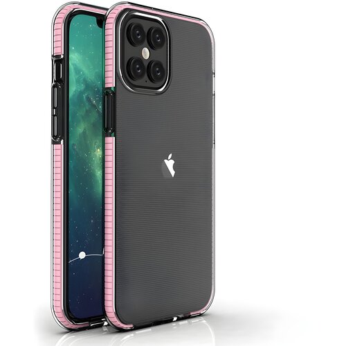 IZMAEL.eu Futrola Spring clear TPU za Apple iPhone 12 Pro Max - Svijetlo roza Cene