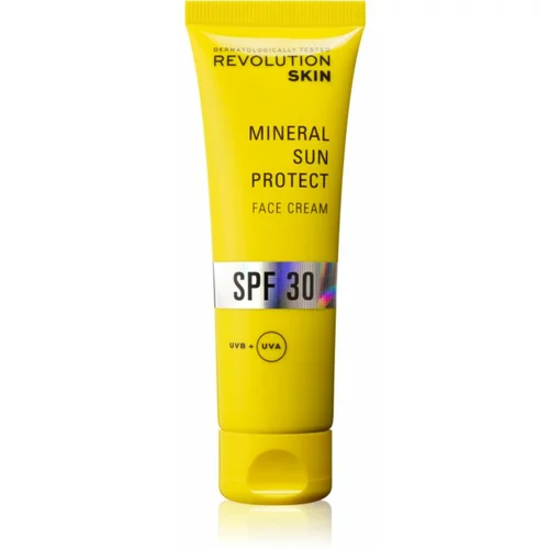 Revolution Sun Protect Mineral mineralna zaščitna krema za občutljivo kožo SPF 30 50 ml