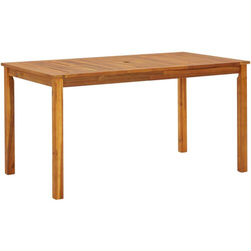 The Living Store Vrtna miza 140x80x74 cm trden akacijev les - Vrtna Miza, (21464033) Slike