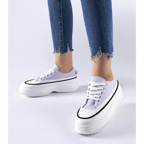 Gemre Purple Platform Sneakers Plesio Slike