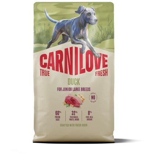 Carnilove Dog True Fresh Junior Large, briketi - raca 4 kg Cene