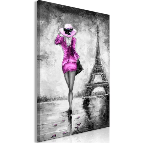  Slika - Parisian Woman (1 Part) Vertical Pink 80x120