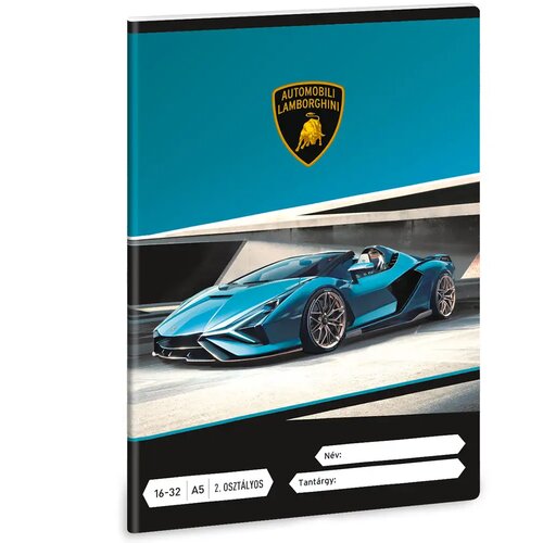 Ars Una lamborghini plava bilježnica s crtama za 2. razred A/5 Cijene