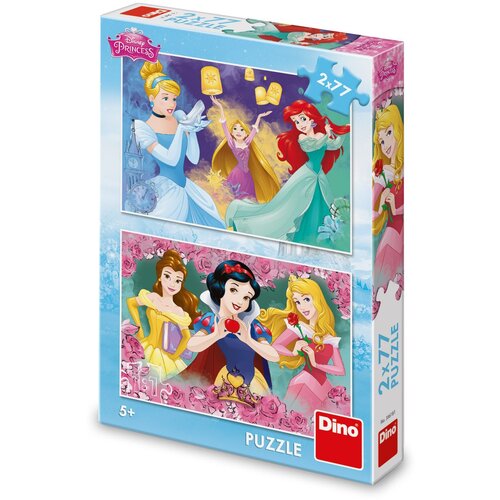 Dino Puzzle Disney princeze 2x77 delova (386181) Slike