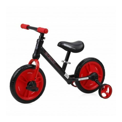 Lorelli Bertoni bicikl balance bike energy 2 in1 black&red Slike