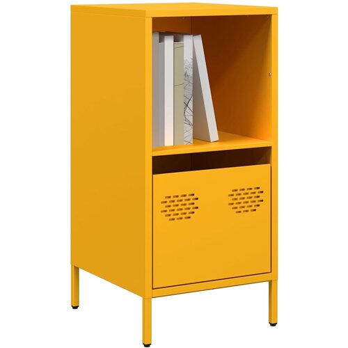 vidaXL Komoda gorčično rumena 35x39x73,5 cm hladno valjano jeklo Cene