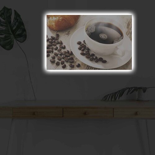 Wallity Slika sa LED osvetljenjem 4570KDACT-001, 45x70 cm Cene