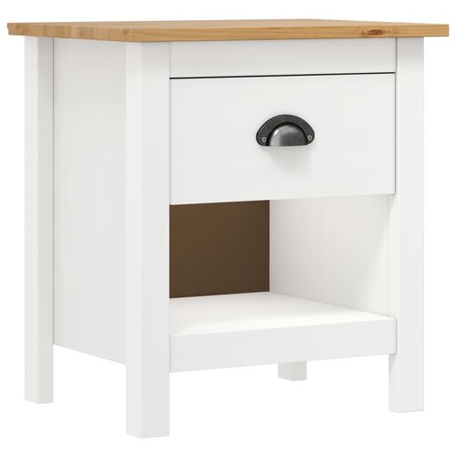 Maison Chic Dvo delni komplet Nočne omarice - Nočne mize Hill 46x35x49,5 cm trdna borovina, (21688544) Cene