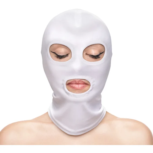 Ns Novelties Fetish & Fashion Eyes & Mouth Hood White