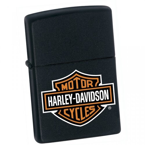 Zippo Upaljač Harley Davidson Logo Black Matte Cene